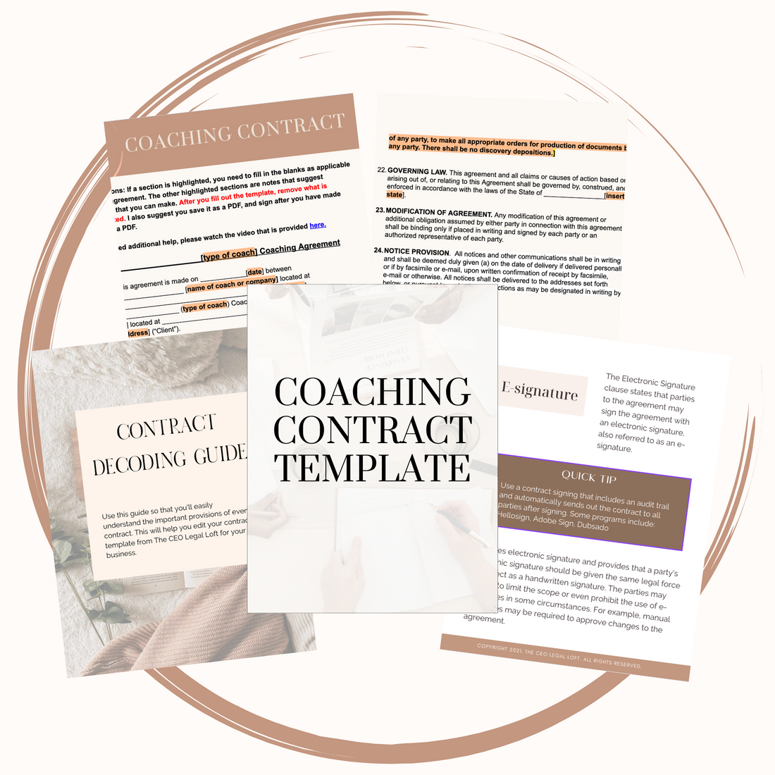 Coaching Contract Template