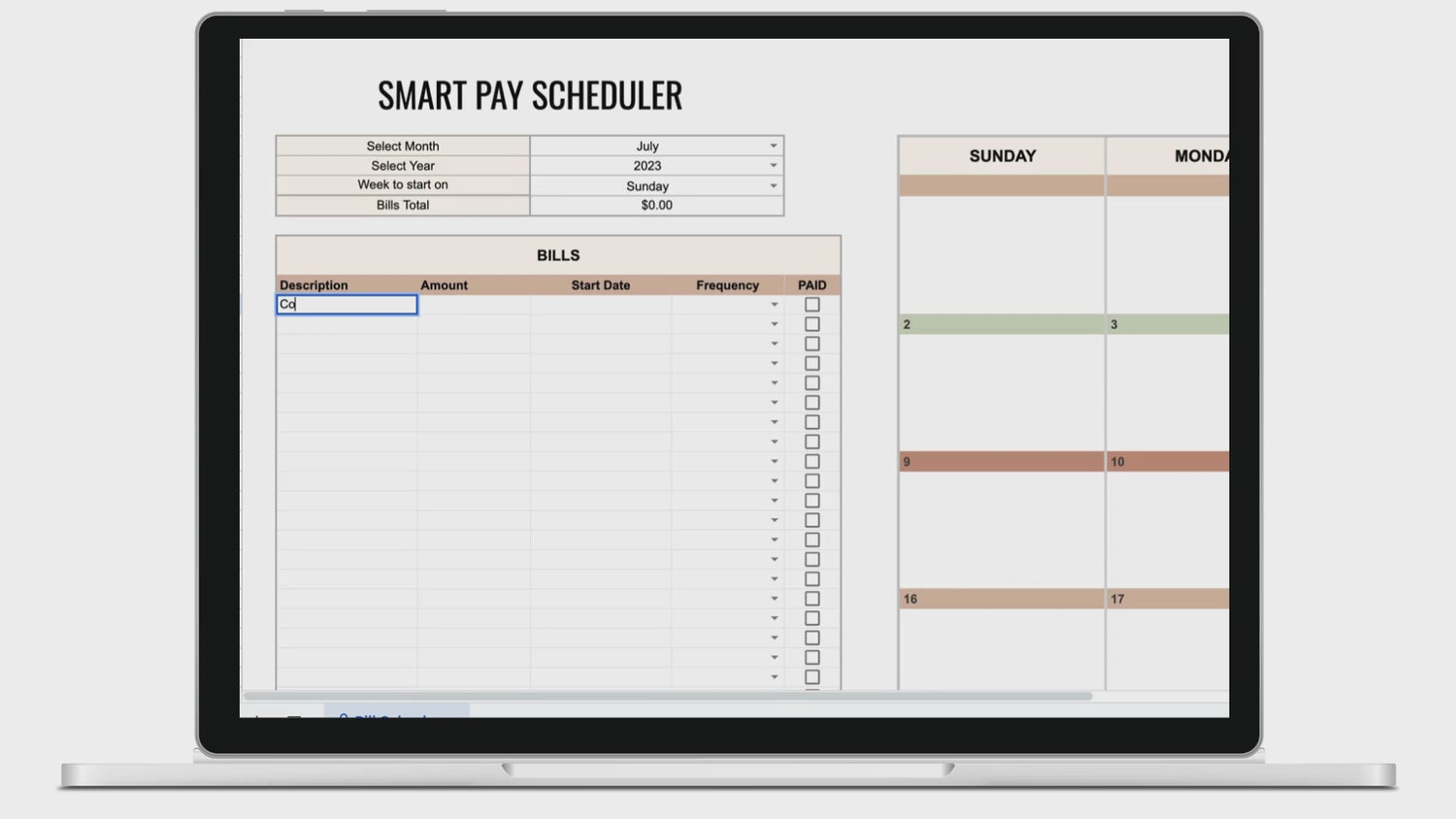 Smart Pay Scheduler