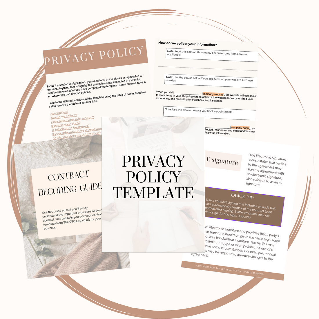 Privacy Policy &amp; Website Terms and Conditions Bundle for Small Business